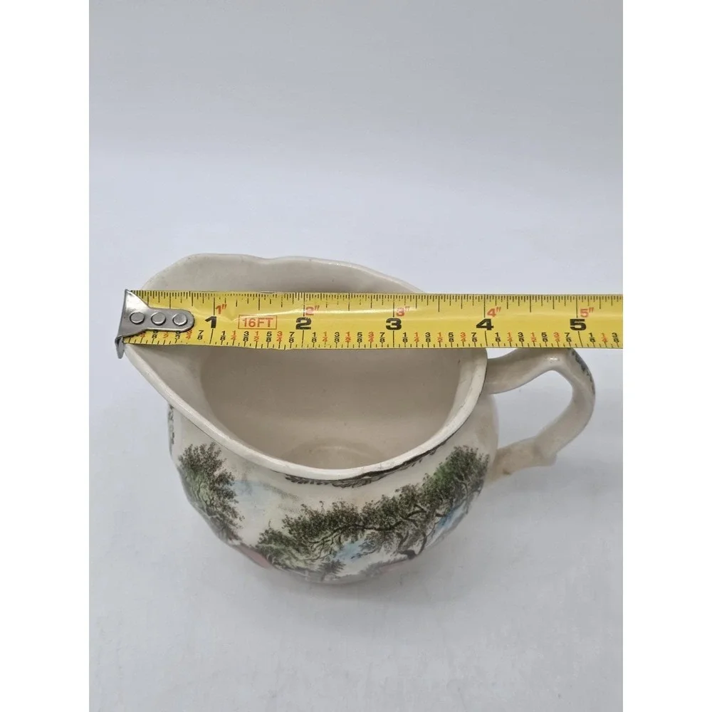 Vintage Johnson Brothers Mill Stream 3 Piece Brown Transferware Ironstone Set